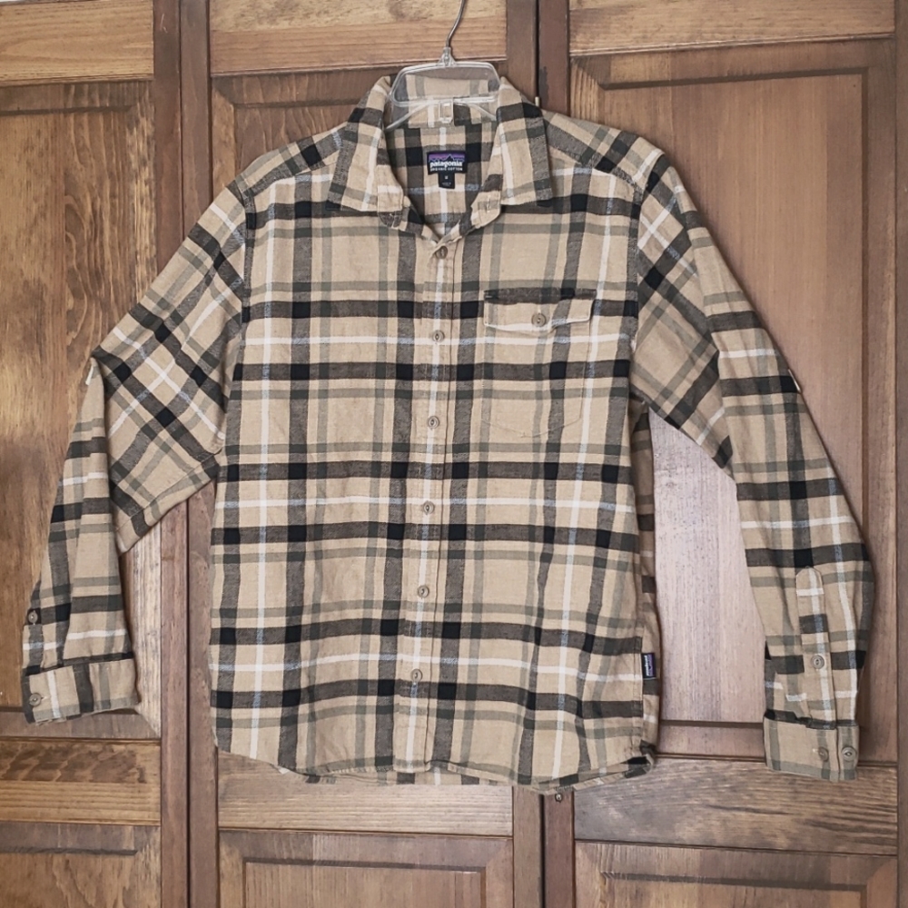 Patagonia Lightweight Fjord Flannel Shirt Sz M